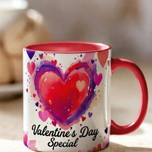 personalized photo coffee mug – custom white ceramic mug with picture | anniversary & valentine gift